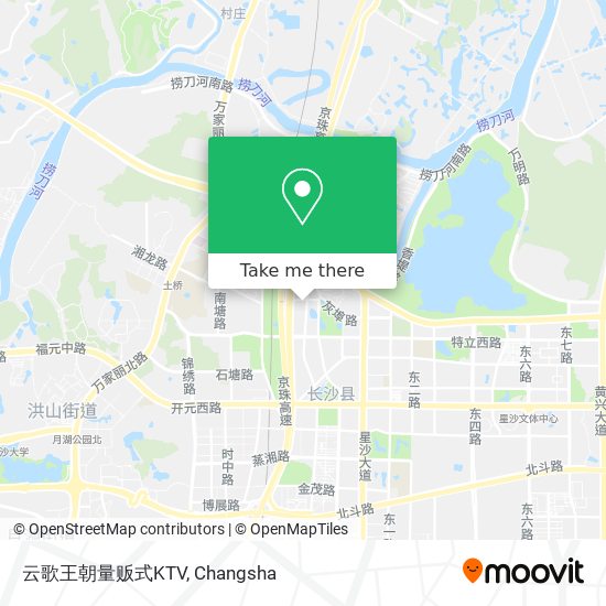 云歌王朝量贩式KTV map