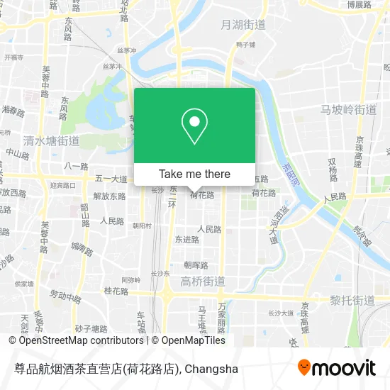 尊品航烟酒茶直营店(荷花路店) map