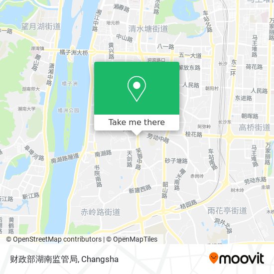 财政部湖南监管局 map