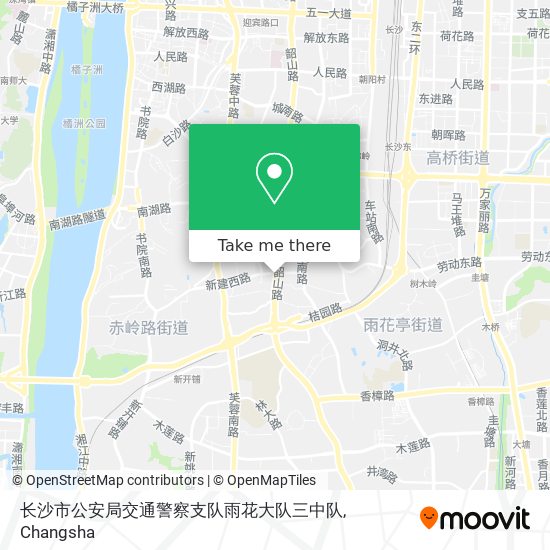 长沙市公安局交通警察支队雨花大队三中队 map