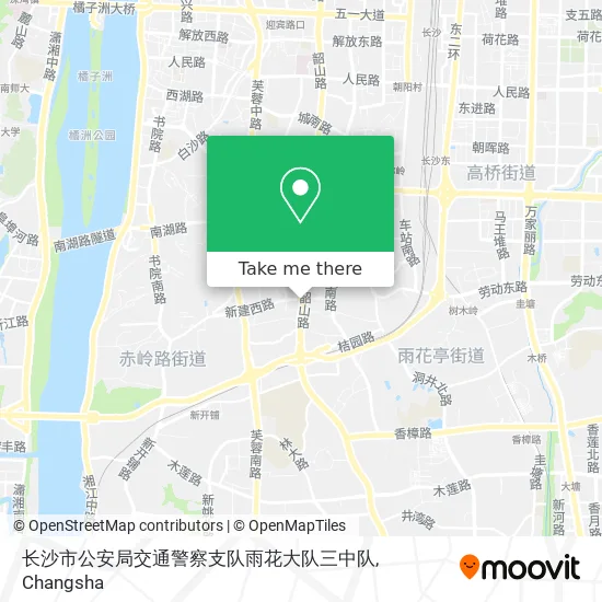 长沙市公安局交通警察支队雨花大队三中队 map