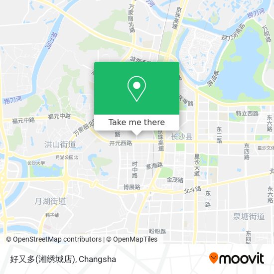 好又多(湘绣城店) map