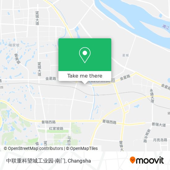 中联重科望城工业园-南门 map