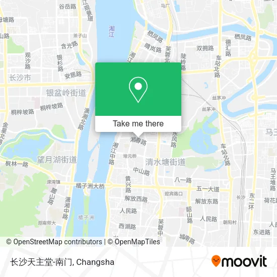 长沙天主堂-南门 map
