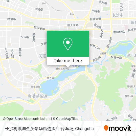 长沙梅溪湖金茂豪华精选酒店-停车场 map
