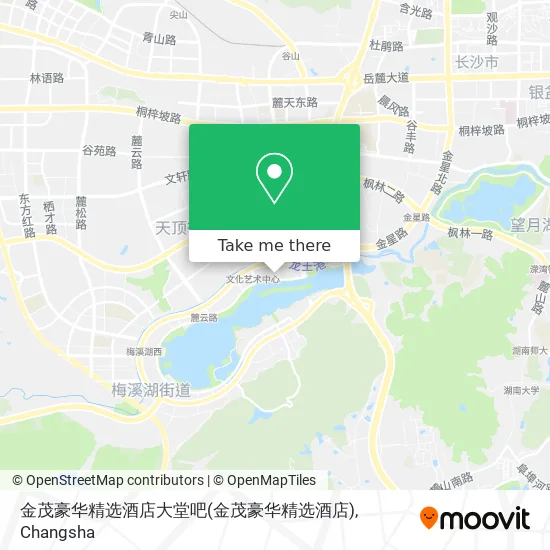 金茂豪华精选酒店大堂吧 map