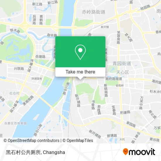 黑石村公共厕所 map