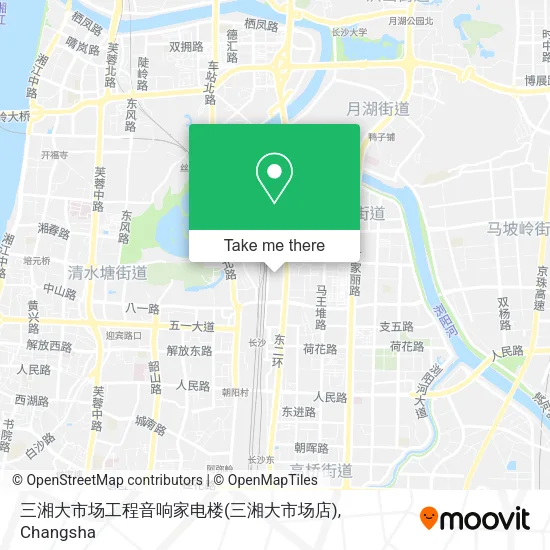 三湘大市场工程音响家电楼(三湘大市场店) map