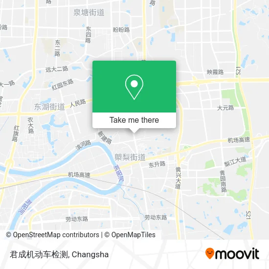 君成机动车检测 map