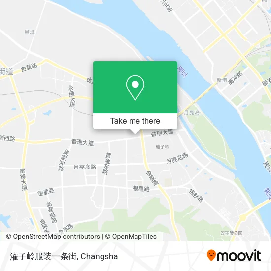 灌子岭服装一条街 map