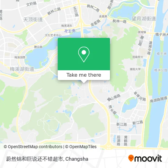 蔚然锦和巨说还不错超市 map