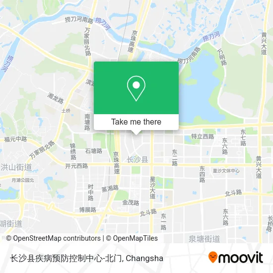 长沙县疾病预防控制中心-北门 map