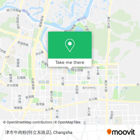 津市牛肉粉(特立东路店) map