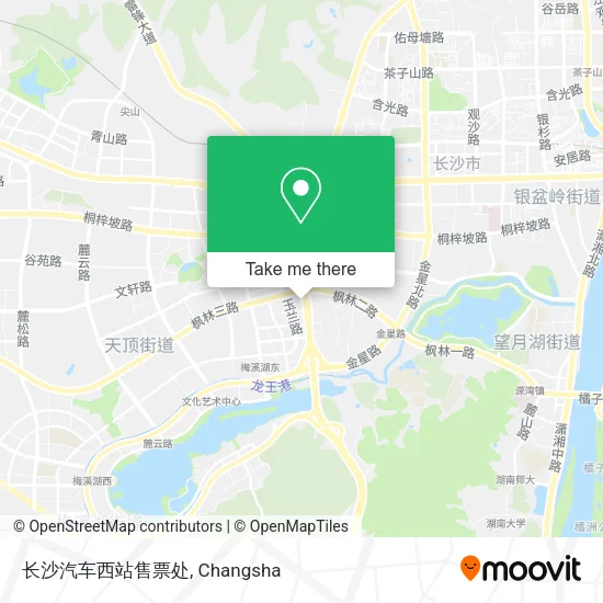 长沙汽车西站售票处 map