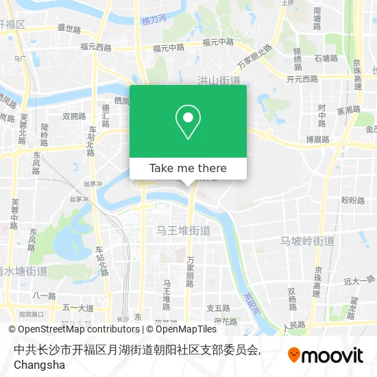 中共长沙市开福区月湖街道朝阳社区支部委员会 map