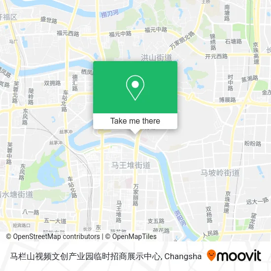 马栏山视频文创产业园临时招商展示中心 map