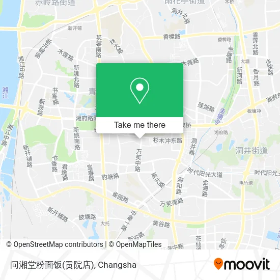 问湘堂粉面饭(贡院店) map