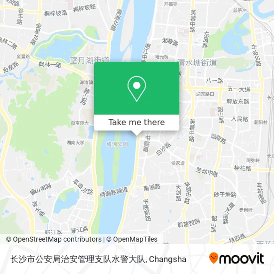长沙市公安局治安管理支队水警大队 map