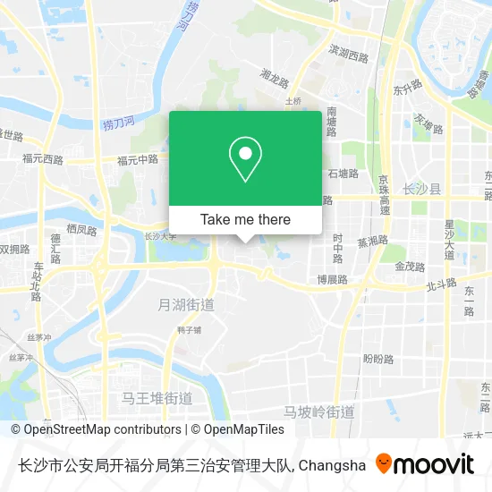 长沙市公安局开福分局第三治安管理大队 map