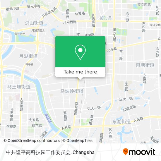 中共隆平高科技园工作委员会 map