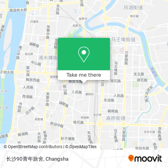 长沙90青年旅舍 map