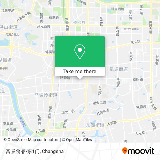 富景食品-东1门 map
