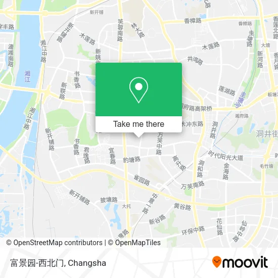 富景园-西北门 map