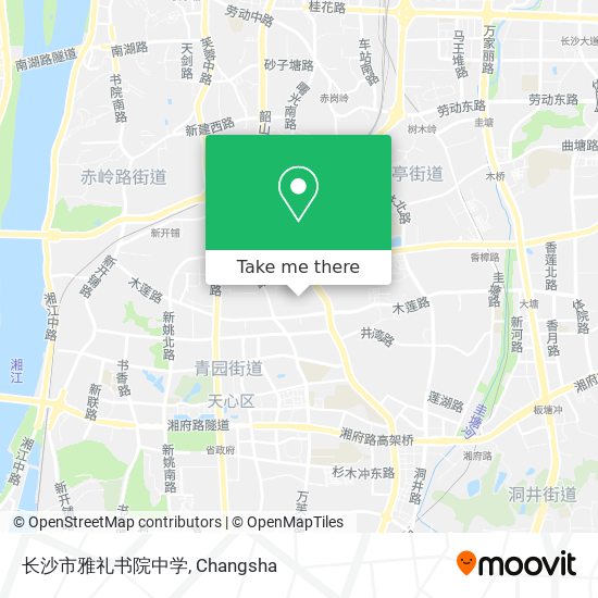 长沙市雅礼书院中学 map