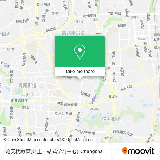 趣无忧教育(井圭一站式学习中心) map