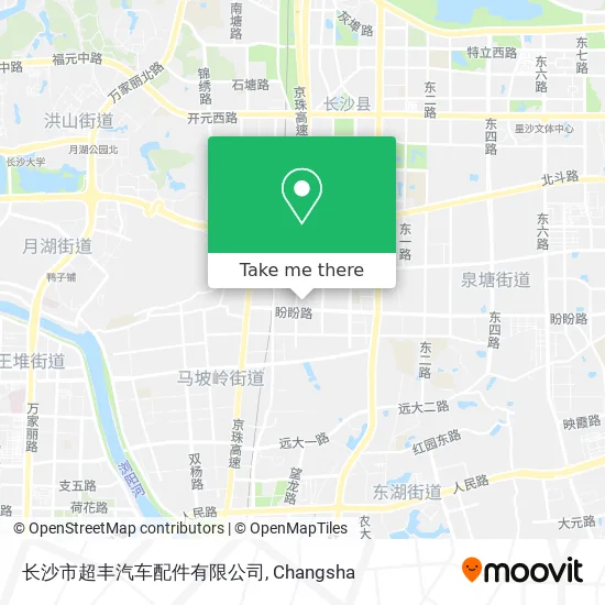 长沙市超丰汽车配件有限公司 map