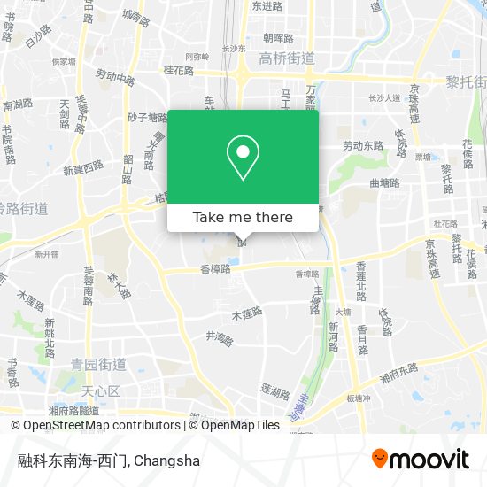 融科东南海-西门 map