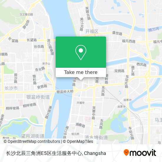 长沙北辰三角洲E5区生活服务中心 map