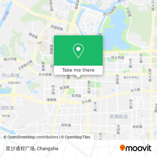 星沙通程广场 map