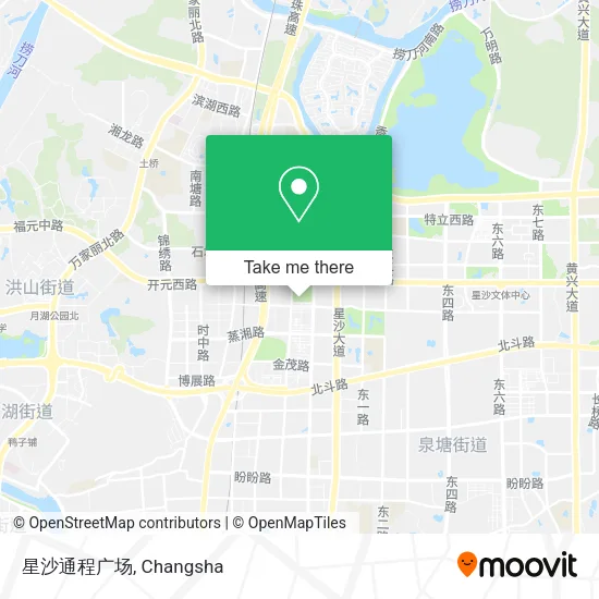 星沙通程广场 map