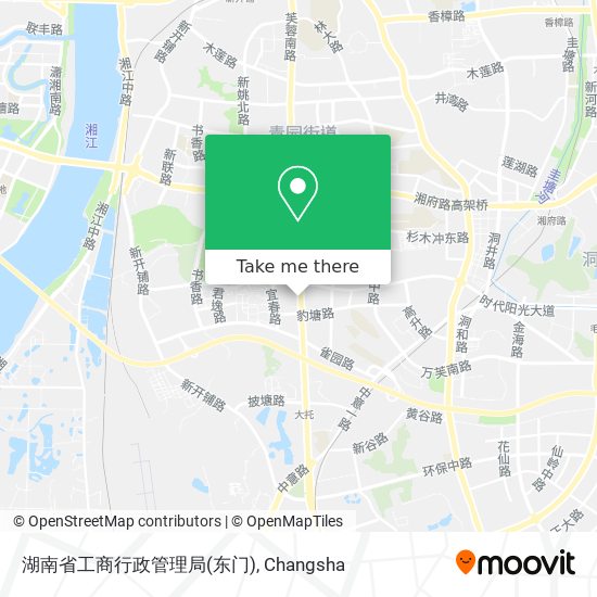 湖南省工商行政管理局(东门) map