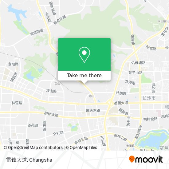 雷锋大道 map