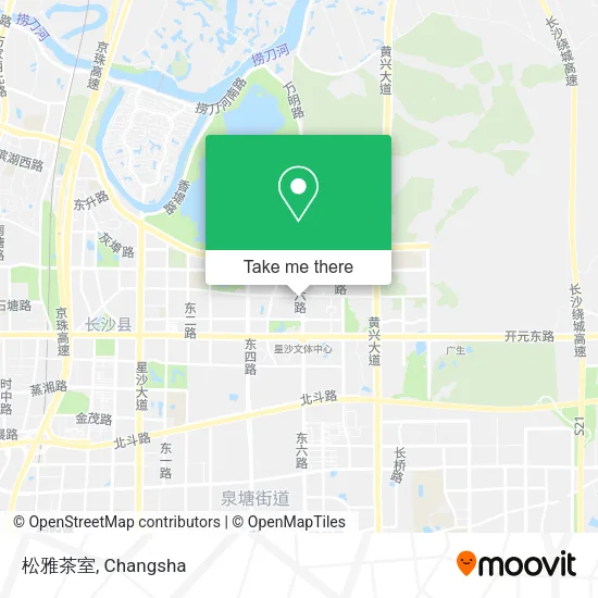 松雅茶室 map