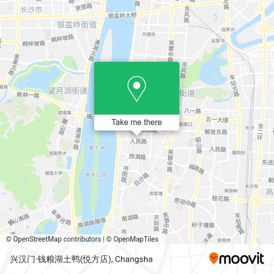 兴汉门·钱粮湖土鸭(悦方店) map