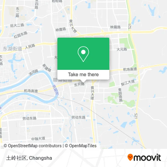土岭社区 map