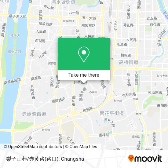 梨子山巷/赤黄路(路口) map