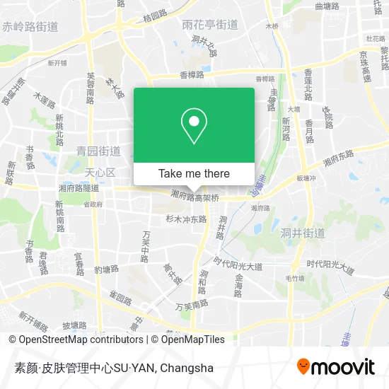 素颜·皮肤管理中心SU·YAN map