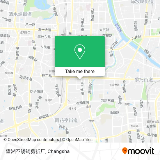 望湘不锈钢剪折厂 map