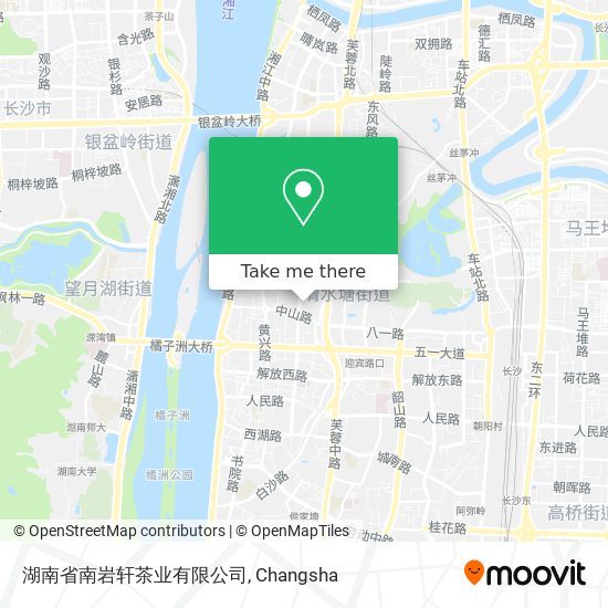 湖南省南岩轩茶业有限公司 map