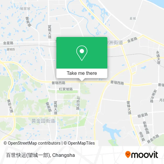 百世快运(望城一部) map