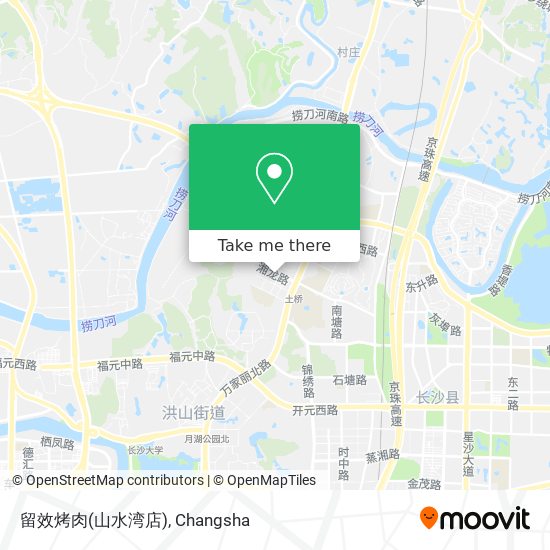留效烤肉(山水湾店) map