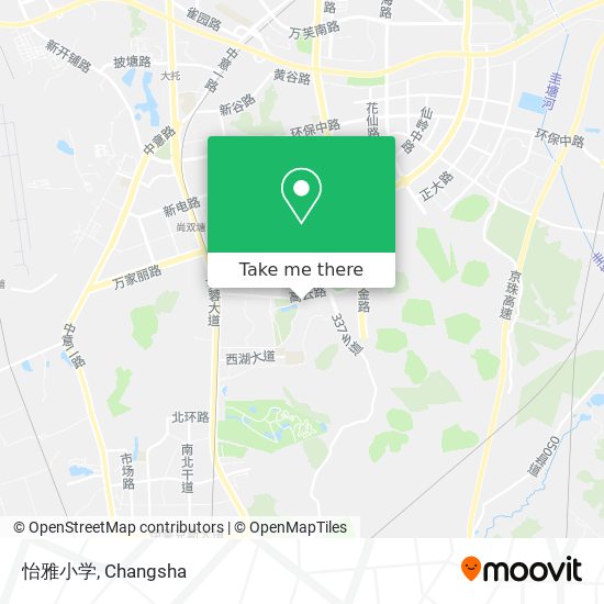 怡雅小学 map