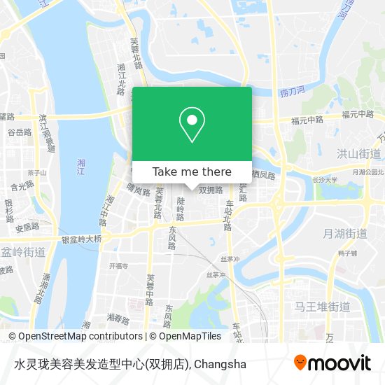 水灵珑美容美发造型中心(双拥店) map