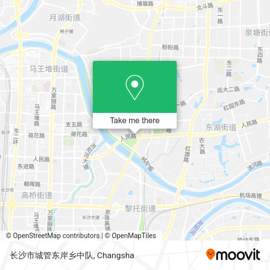 长沙市城管东岸乡中队 map