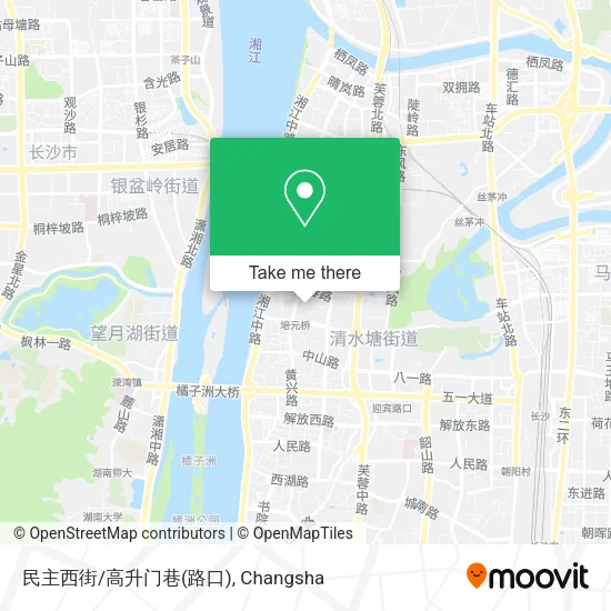 民主西街/高升门巷(路口) map
