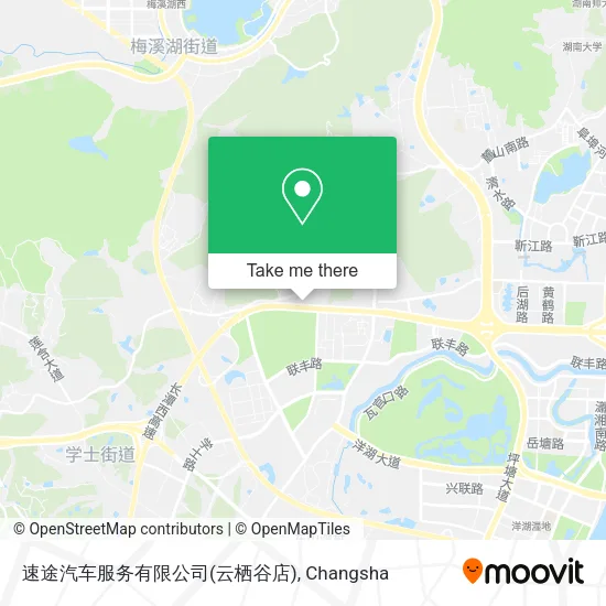 速途汽车服务有限公司(云栖谷店) map